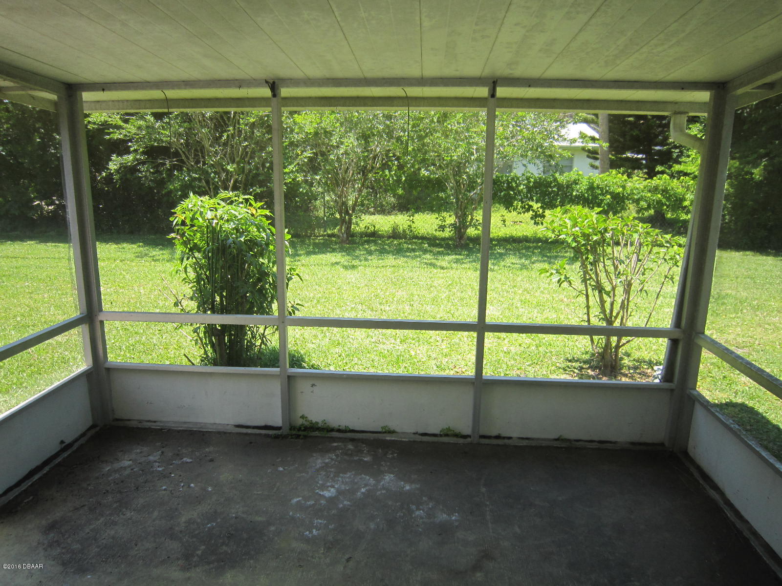 1706 Western Road South Daytona, FL 32119 - Photo 16 of 16 a view of a garden from a window