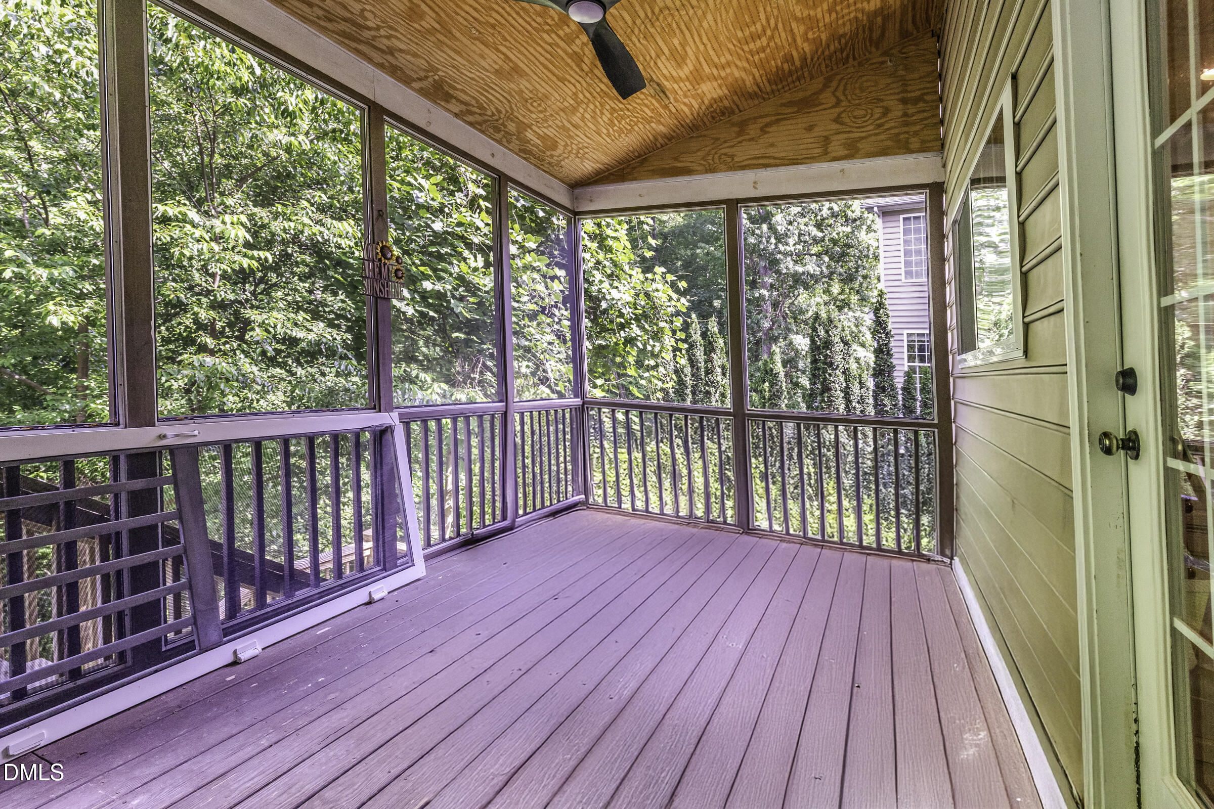 201 Quarryrock Road Holly Springs, NC 27540 - Photo 30 of 34 a view of wooden balcony with wooden floor