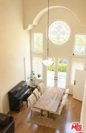 a very nice looking room with a large window