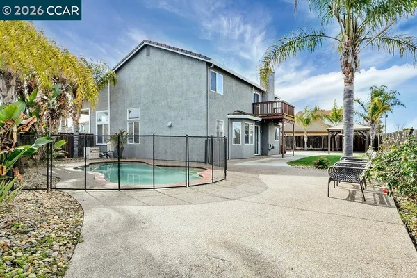a view of a house with a patio