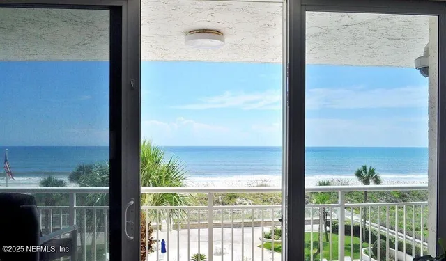 a view of sky from window