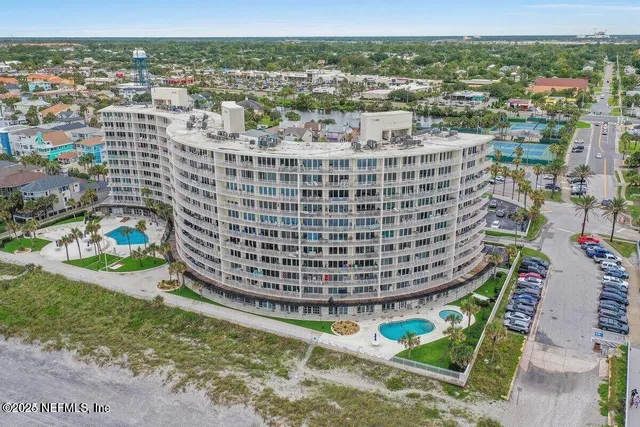 a view of a city with tall buildings