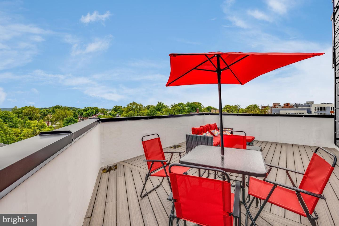 1617 Rhode Island Avenue Northeast, Unit 102 Washington, DC 20018 - Photo 15 of 17 a view of an outdoor sitting space with furniture