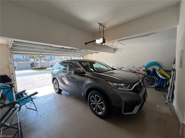 a view of an bike storage area