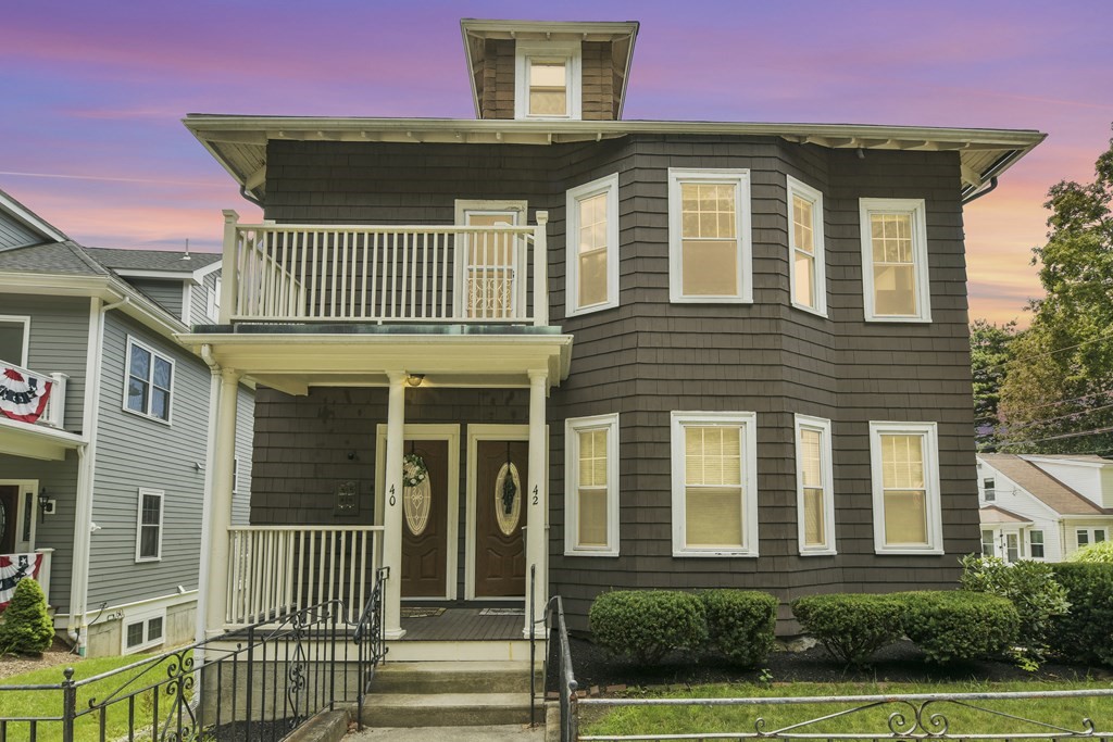 42 Lagrange Street, Unit 1 Boston, MA 02132 - Photo 29 of 29 a front view of a house with a yard