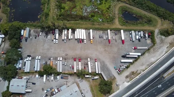 a view of outdoor space and yard