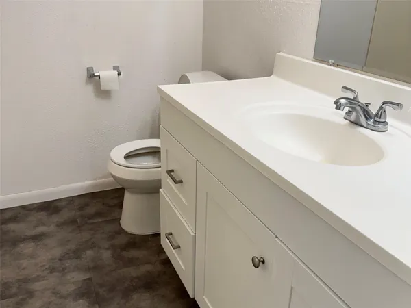 a bathroom with a sink and a toilet