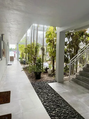 a view of a back yard of the house