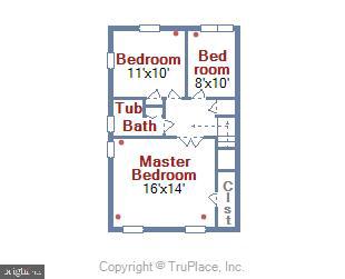 57 Murdock Road Baltimore, MD 21212 - Photo 43 of 44 Upper Floorplan