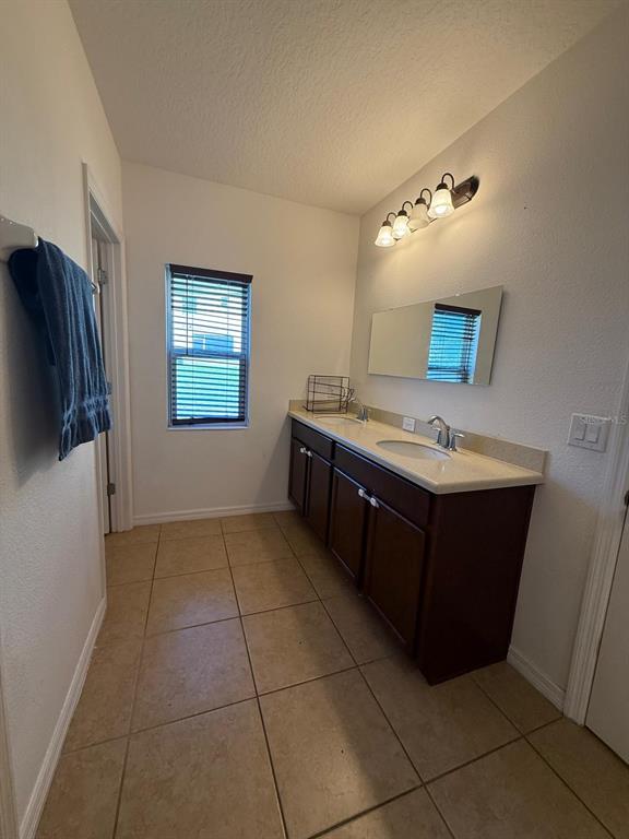 622 Samuel Place Davenport, FL 33837 - Photo 57 of 64 a bathroom with a sink a mirror and a bathtub