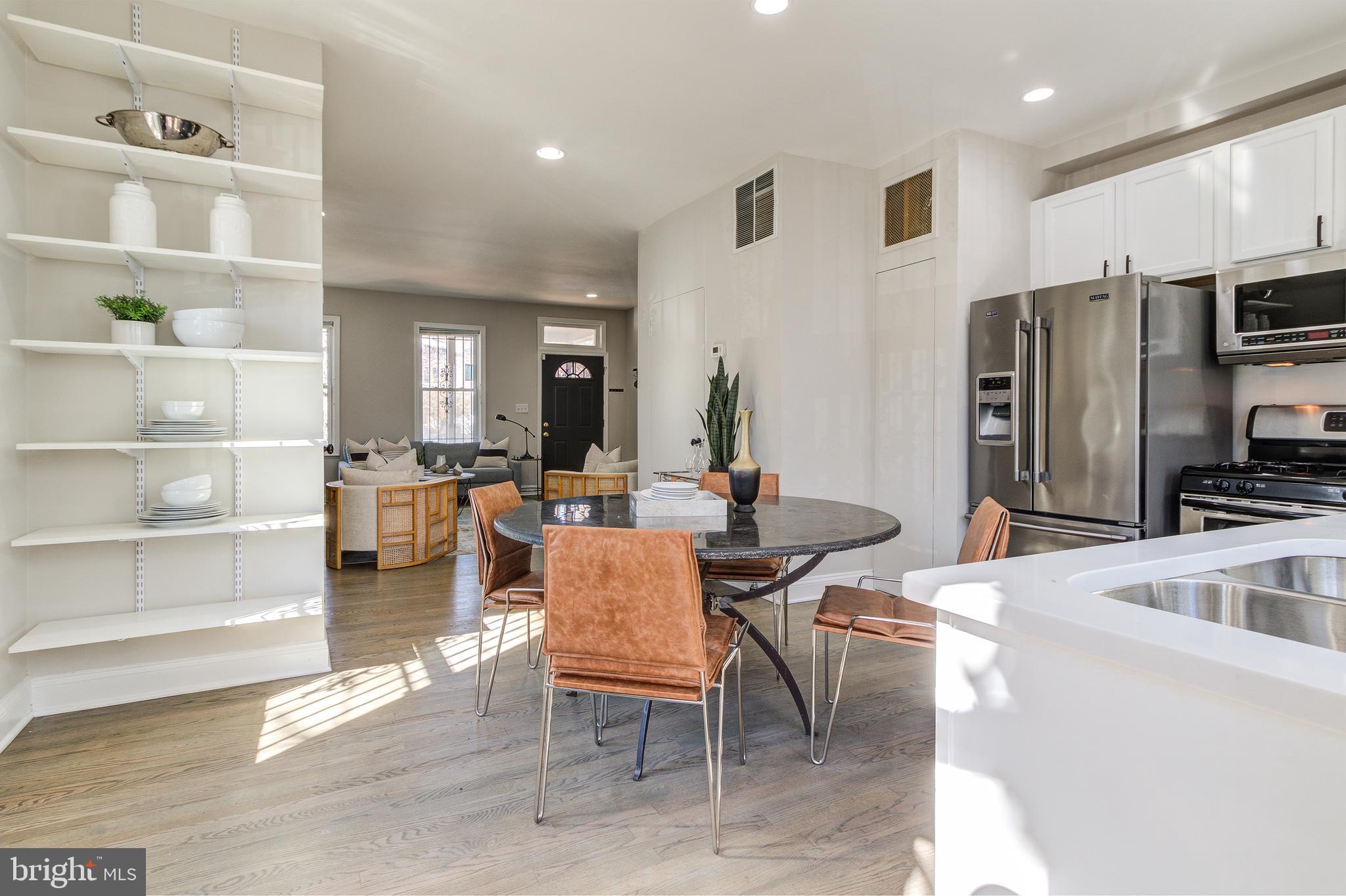 344 14th Street Southeast Washington, DC 20003 - Photo 14 of 31 a view of a dining room kitchen and a window