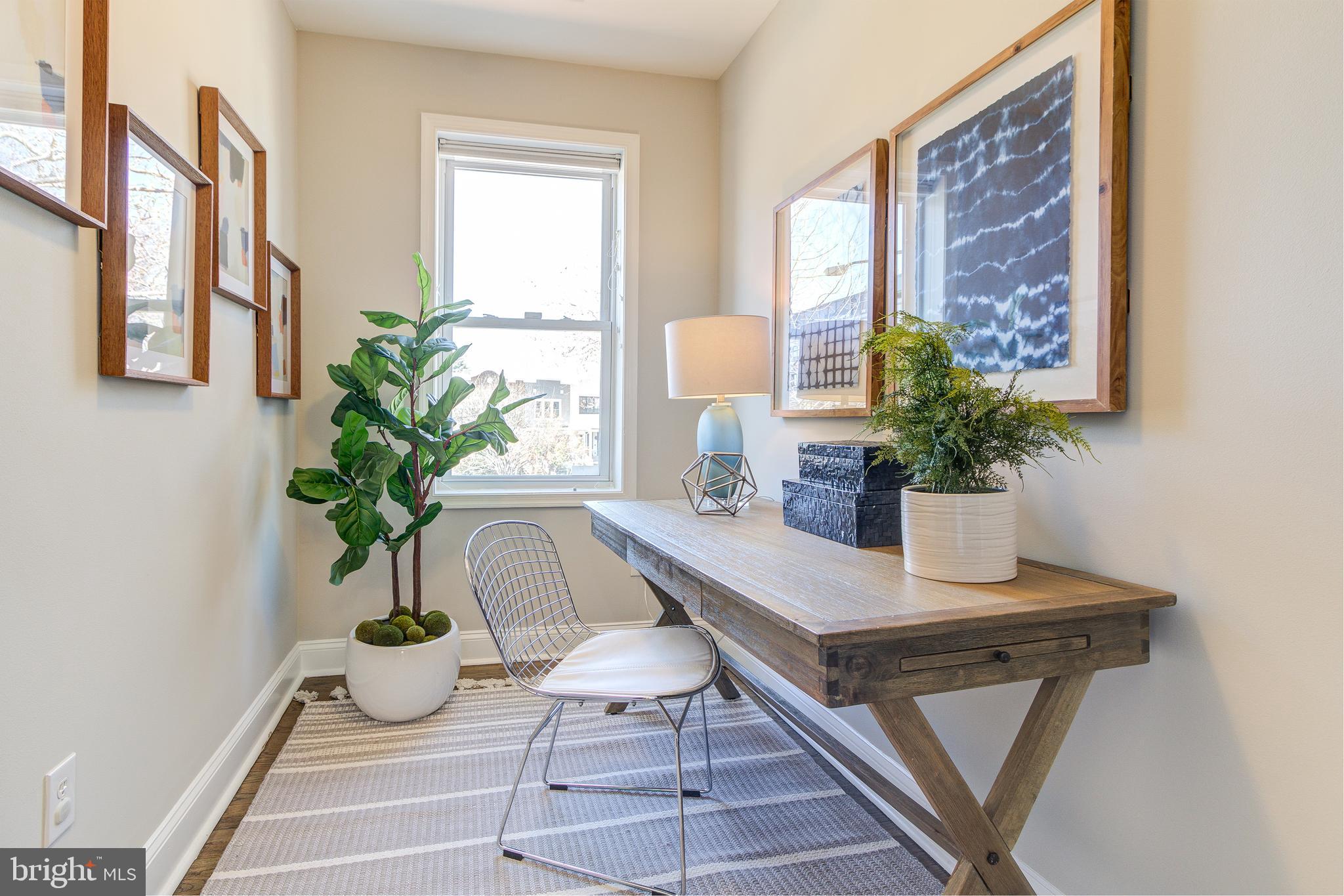 344 14th Street Southeast Washington, DC 20003 - Photo 23 of 31 a dining room with furniture and potted plant