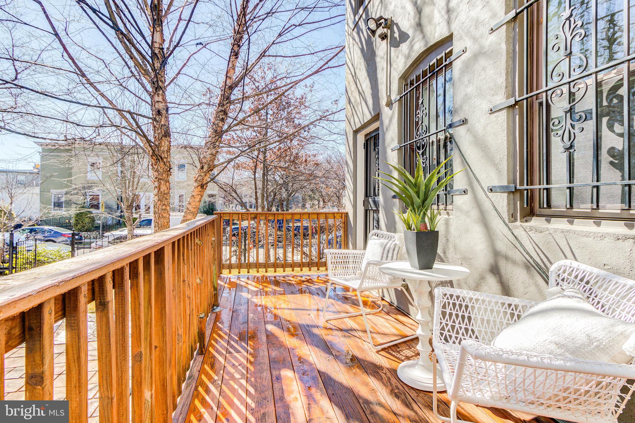 344 14th Street Southeast Washington, DC 20003 - Photo 25 of 31 a view of balcony with furniture