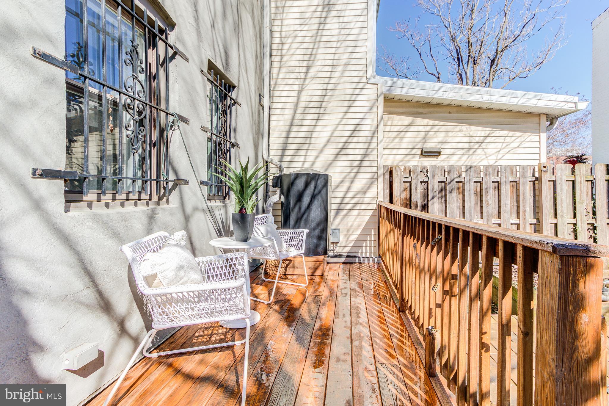 344 14th Street Southeast Washington, DC 20003 - Photo 29 of 31 a view of balcony with furniture