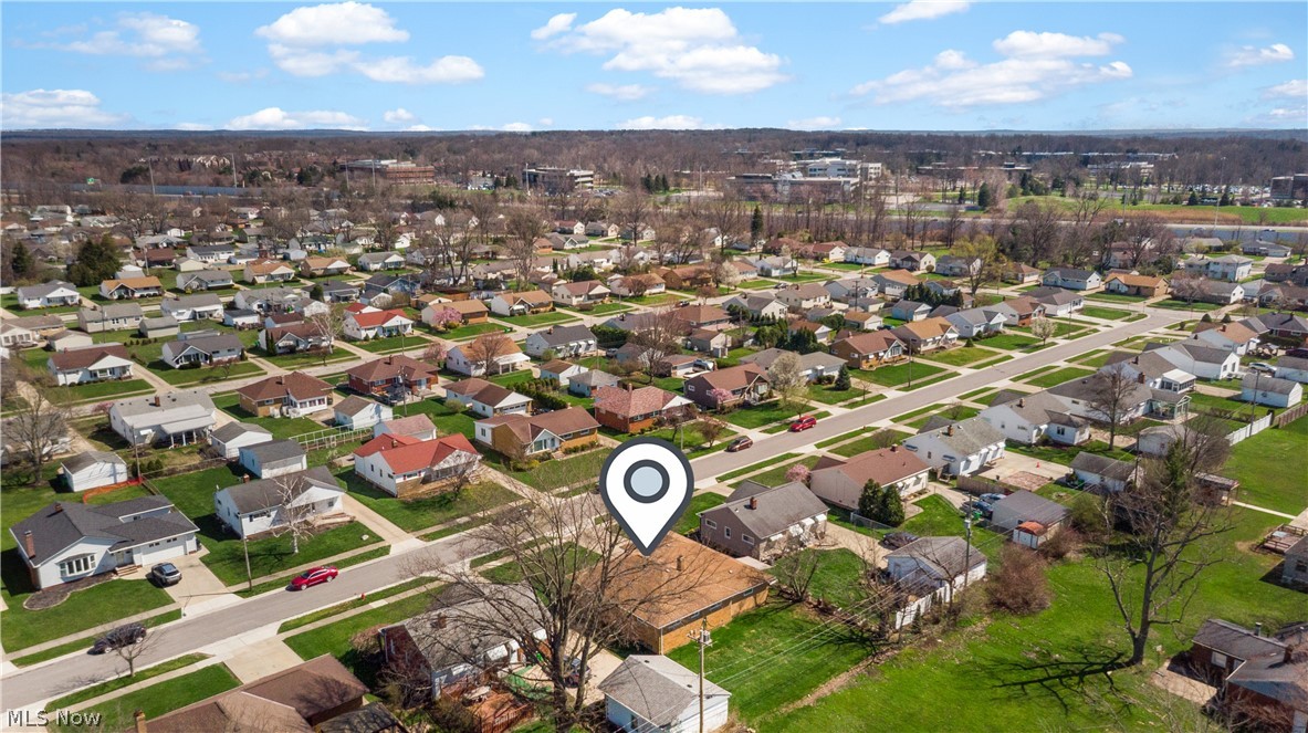 1730 Alcester Road Mayfield Heights, OH 44124 - Photo 34 of 39 Aerial perspective of suburban area