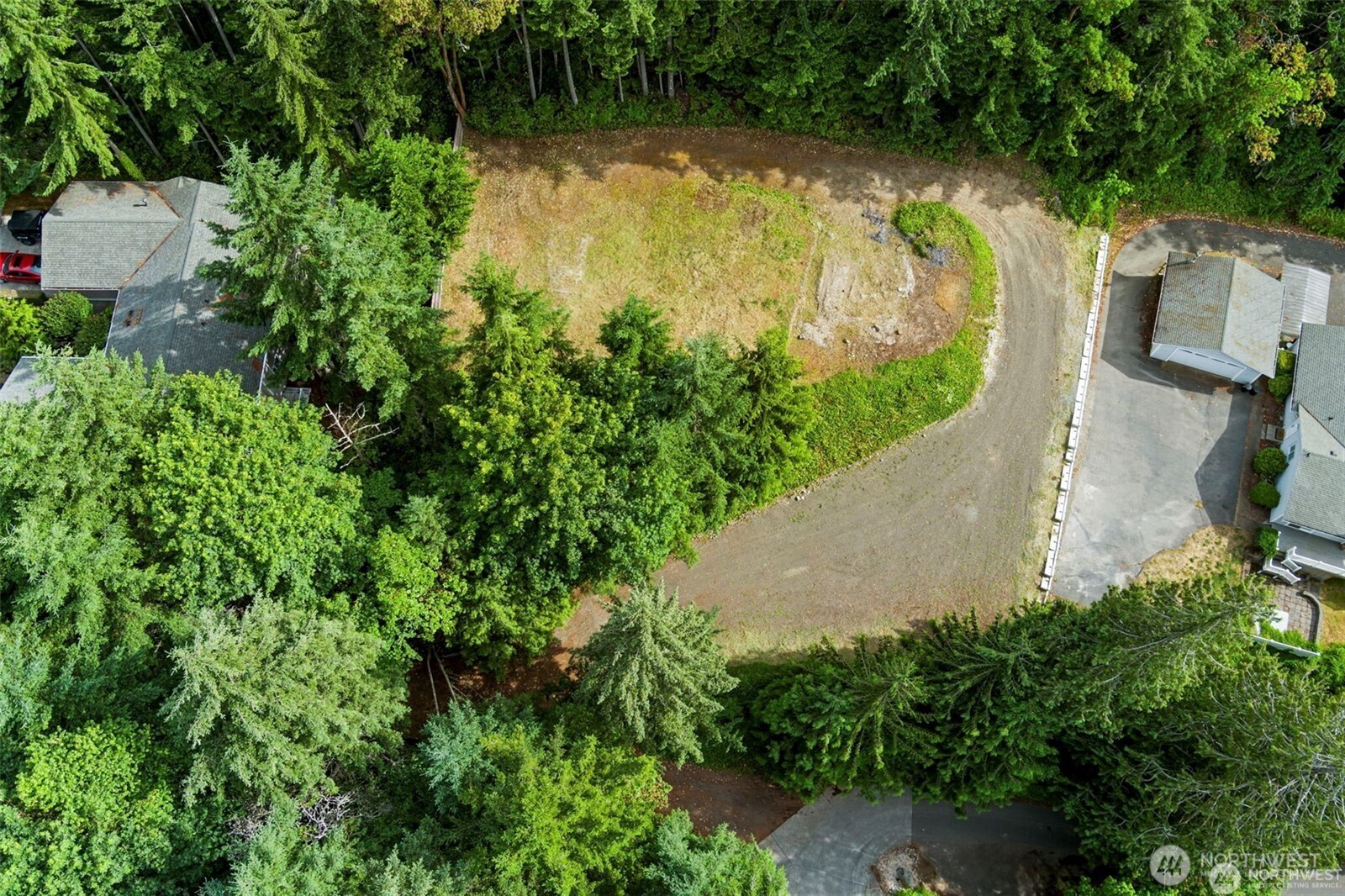 0 Northwest Misty Ridge Lane Silverdale, WA 98383 - Photo 9 of 16 an aerial view of residential house with outdoor space and trees all around