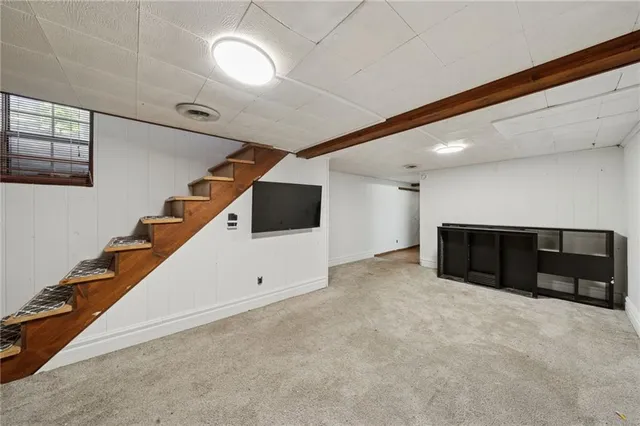 a view of entryway with stairs