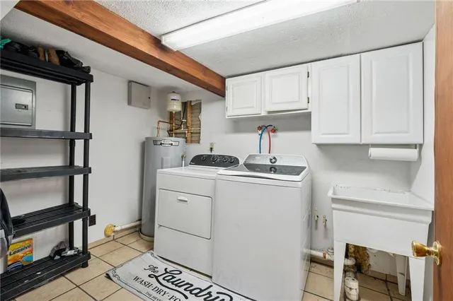 a room with storage and utility