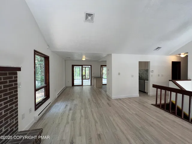wooden floor in an empty room