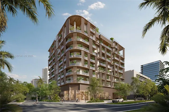 a view of a building with a street