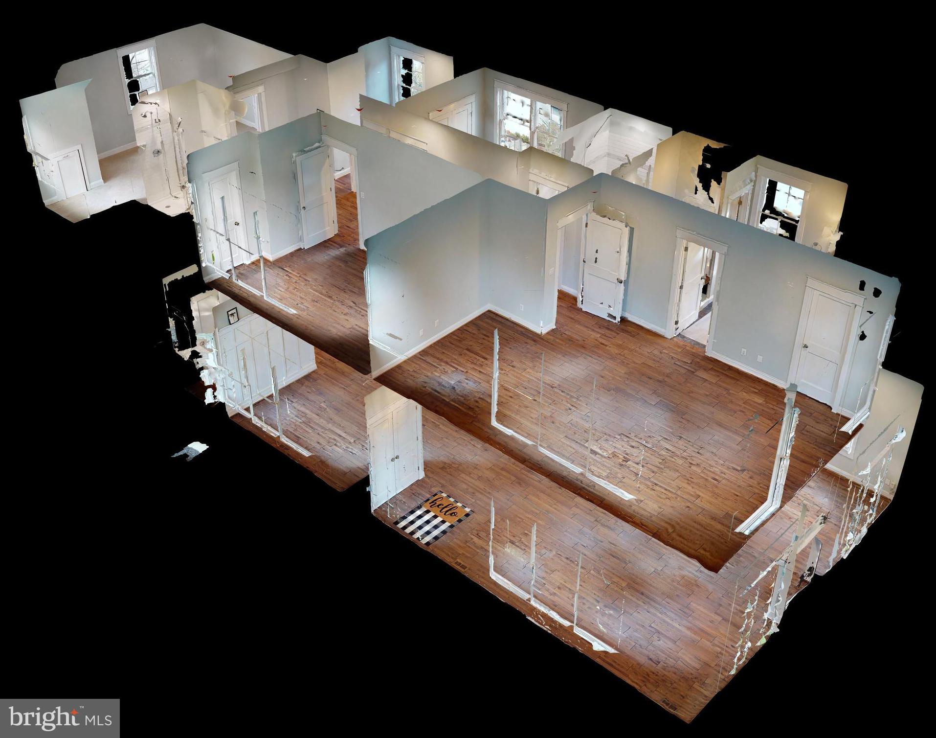 402 Pinewood Road Rockville, MD 20850 - Photo 46 of 57 Dollhouse View-See 3D Virtual Tour!!