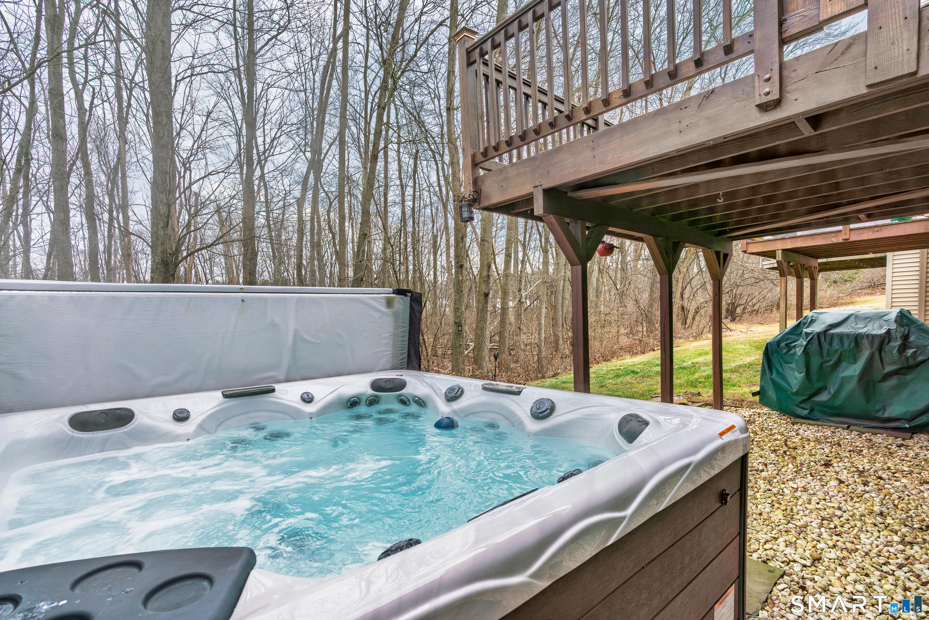 19 Tanner Crossing, Unit 19 Wethersfield, CT 06109 - Photo 4 of 40 19 Tanner - Patio Area w/Hot Tub