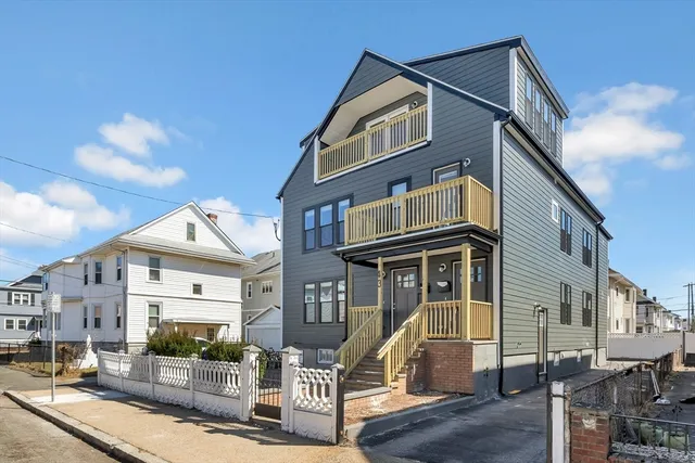 a view of a building with a porch