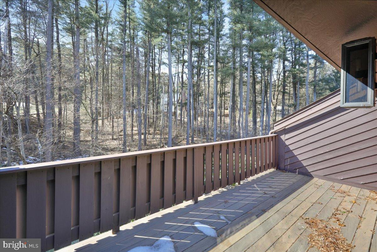 7 Hessian Boulevard Reading, PA 19607 - Photo 39 of 71 Serene balcony overlooking a tranquil forest.