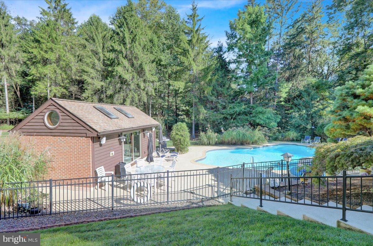7 Hessian Boulevard Reading, PA 19607 - Photo 62 of 71 Serene retreat with pool and lush greenery.