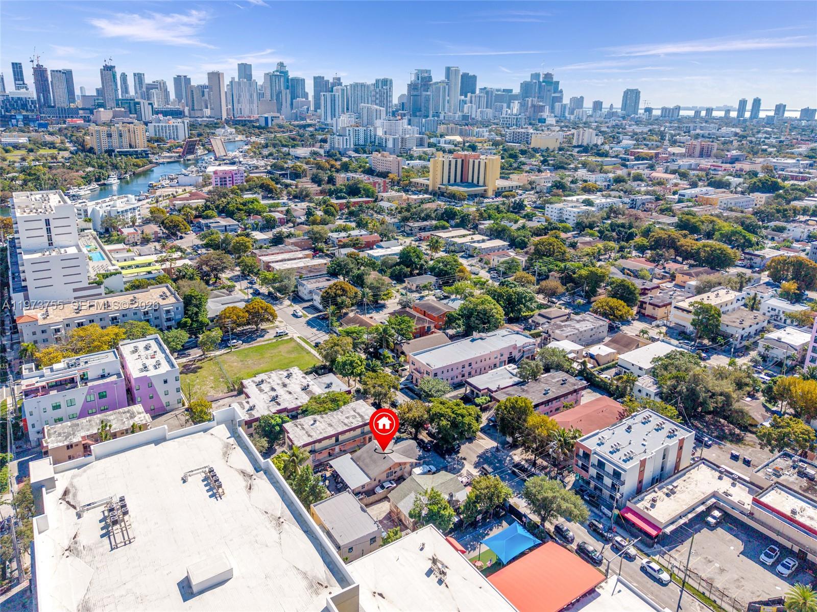 1143 Northwest 6 Street Miami, FL 33136 - Photo 16 of 18 an aerial view of a city