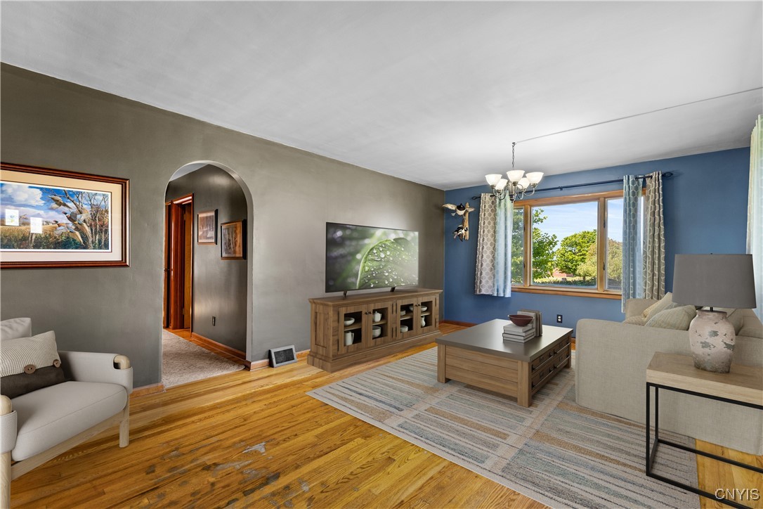 7428 Townline Road Rome, NY 13440 - Photo 19 of 32 Virtually Staged Living Room Main House