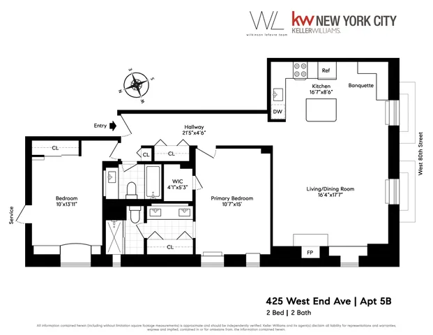 $1,350,000 | 425 West End Avenue, Unit 5B | Upper West Side