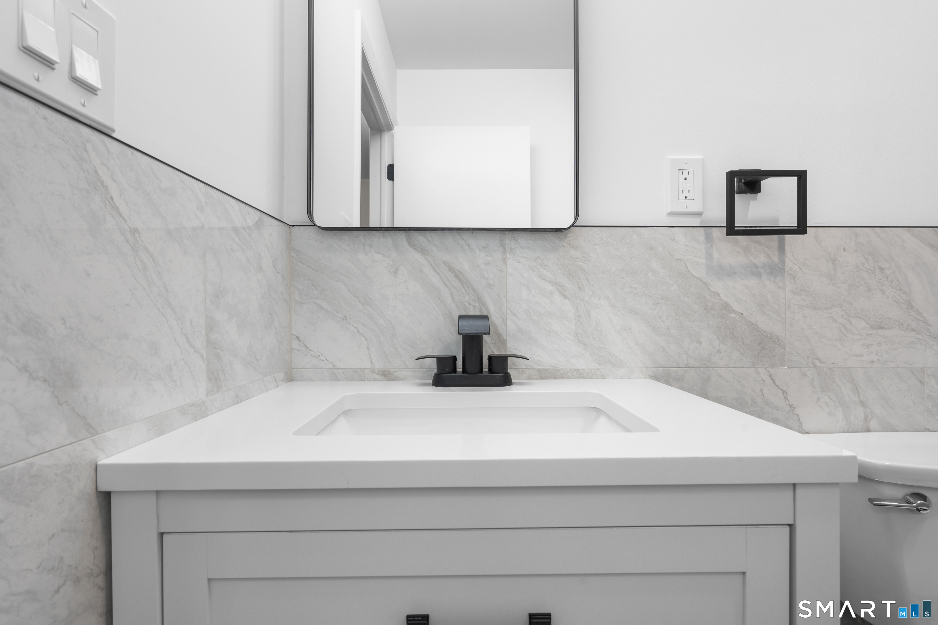 70 Dayton Road Redding, CT 06896 - Photo 10 of 38 a bathroom with a sink and a mirror