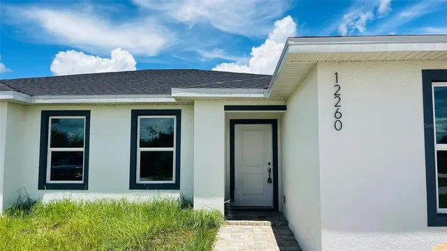 front view of a house with a window