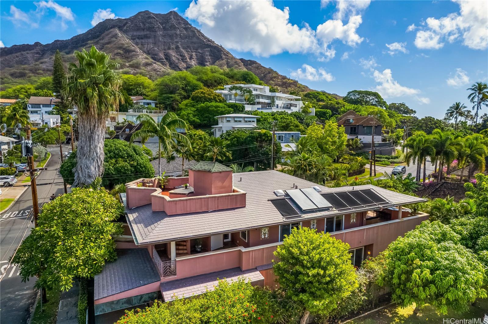 3063 Diamond Head Road Honolulu, HI 96815 - Photo 24 of 25 Roof Top Deck with dramatic 360 degree views of the entire neighborhood form Diamond Head to the ocean.