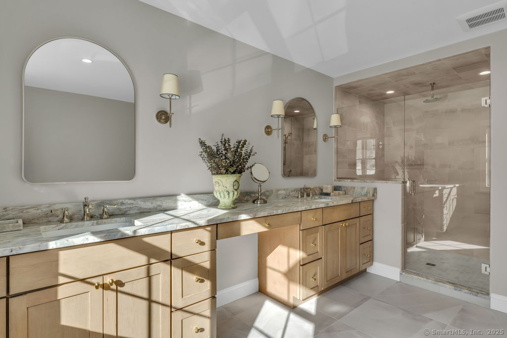 11 Buttonball Road Old Lyme, CT 06371 - Photo 18 of 40 Primary bathroom in a finished home! There's nothing like choosing exactly what makes you happy when you walk in a room!