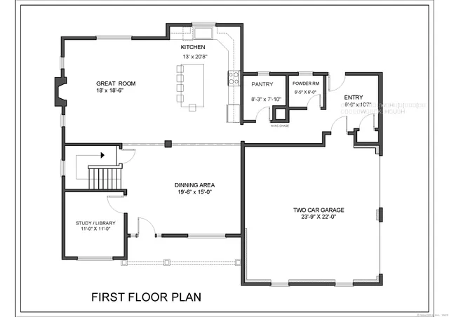a room with pool table and windows
