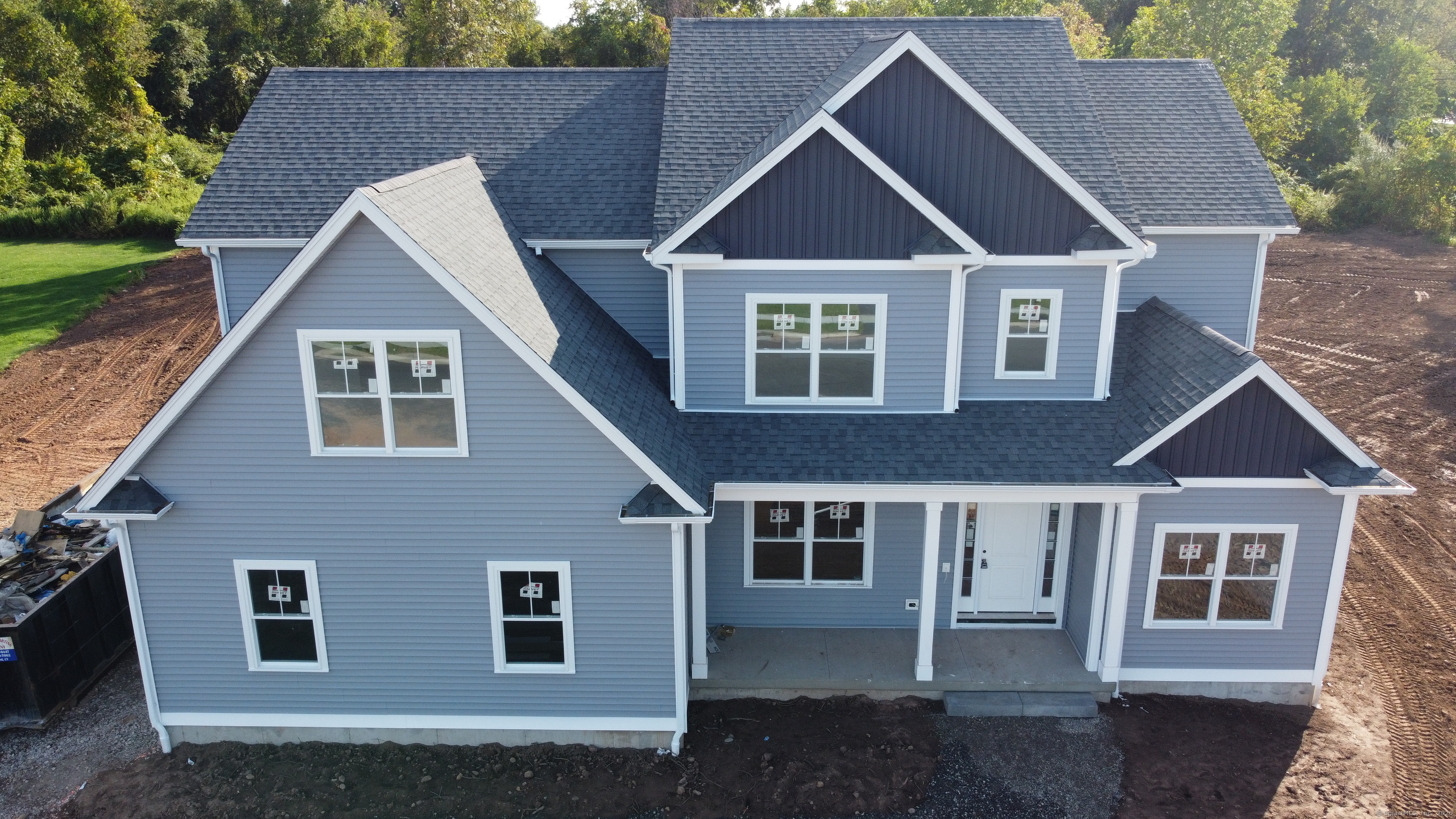 11 Buttonball Road Old Lyme, CT 06371 - Photo 7 of 40 Drone view of the Ashton showing similar build