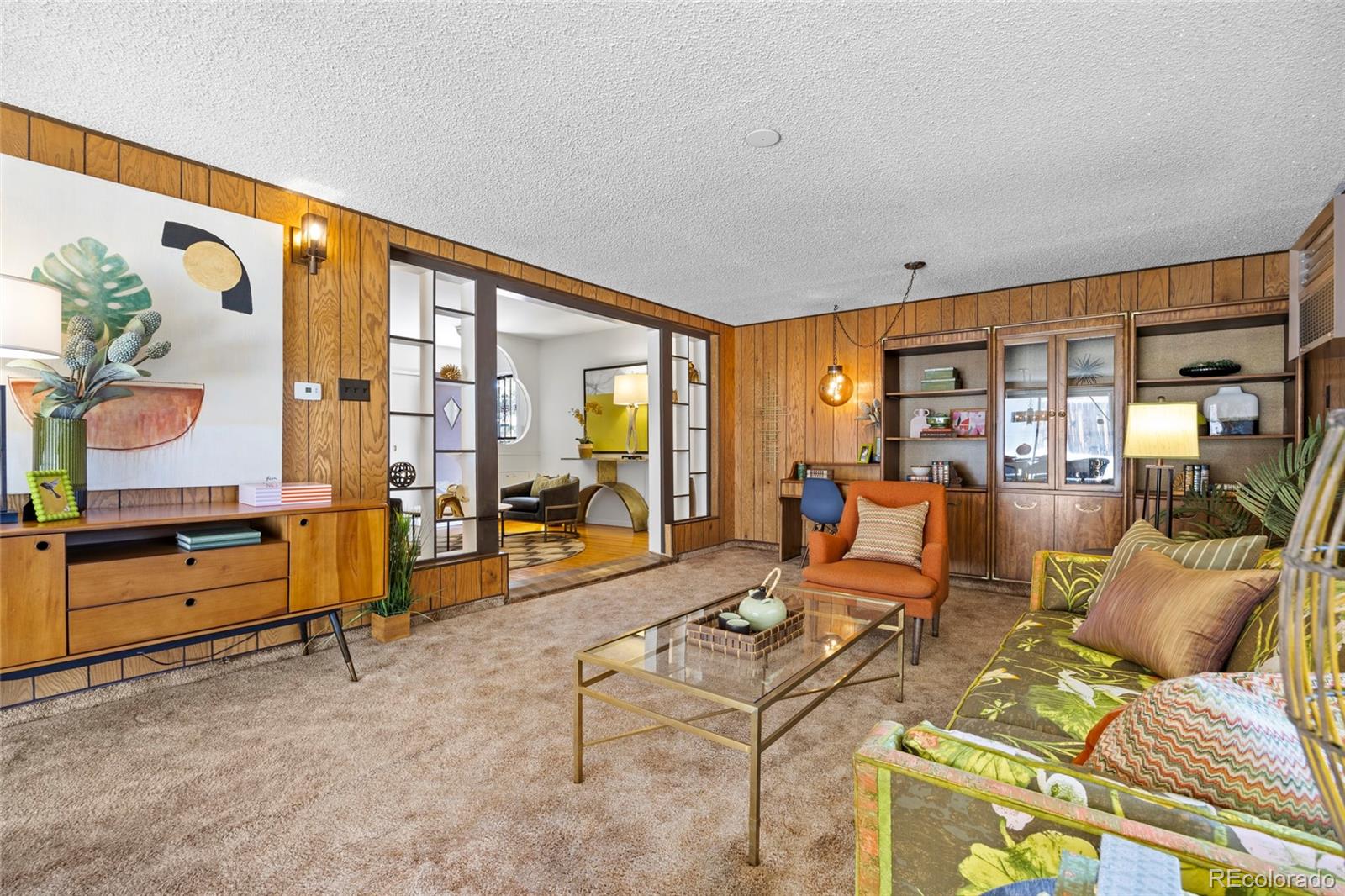 385 South Kearney Street Denver, CO 80224 - Photo 13 of 43 a living room with furniture and large window