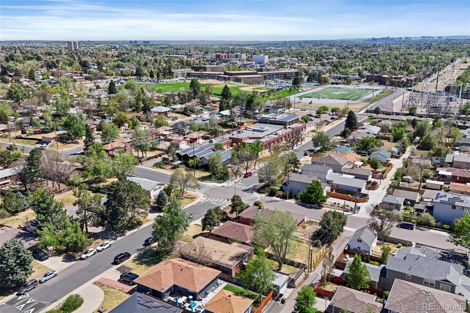 385 South Kearney Street Denver, CO 80224 - Photo 5 of 43 an aerial view of a city