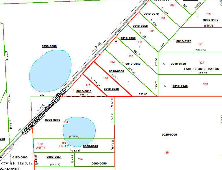 178 Georgetown Shortcut Road Georgetown, FL 32139 - Photo 1 of 1 map of property