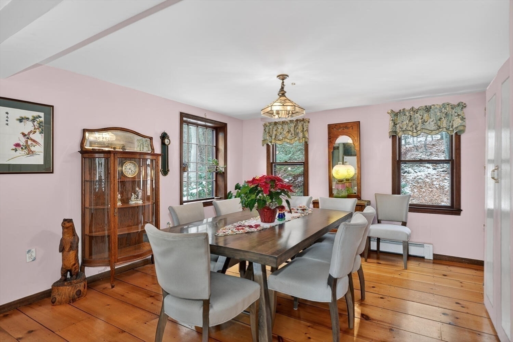 15 Rocky Pond Road Boylston, MA 01505 - Photo 17 of 39 a view of a dining room with furniture window and wooden floor