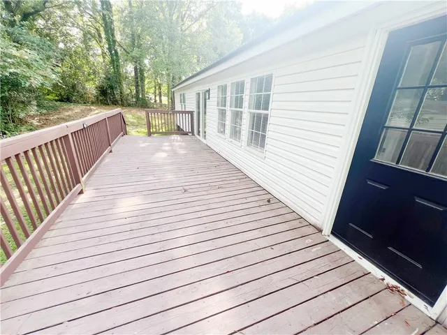 a view of a roof deck