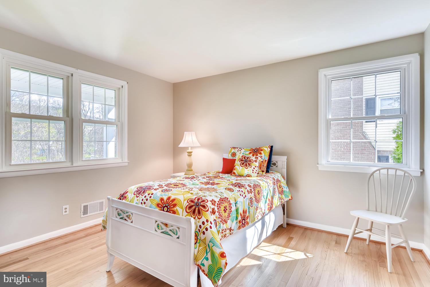 8118 Thornton Road Baltimore, MD 21204 - Photo 15 of 33 3rd Bedroom has lots of light and refinished floor