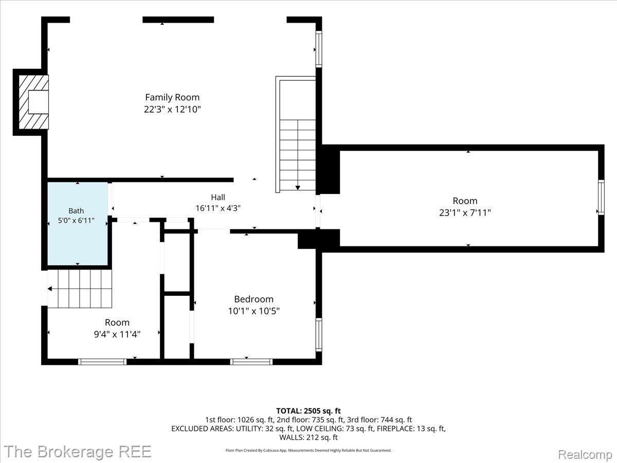 261 Reymont Road Waterford, MI 48327 - Photo 43 of 49 Floor plan