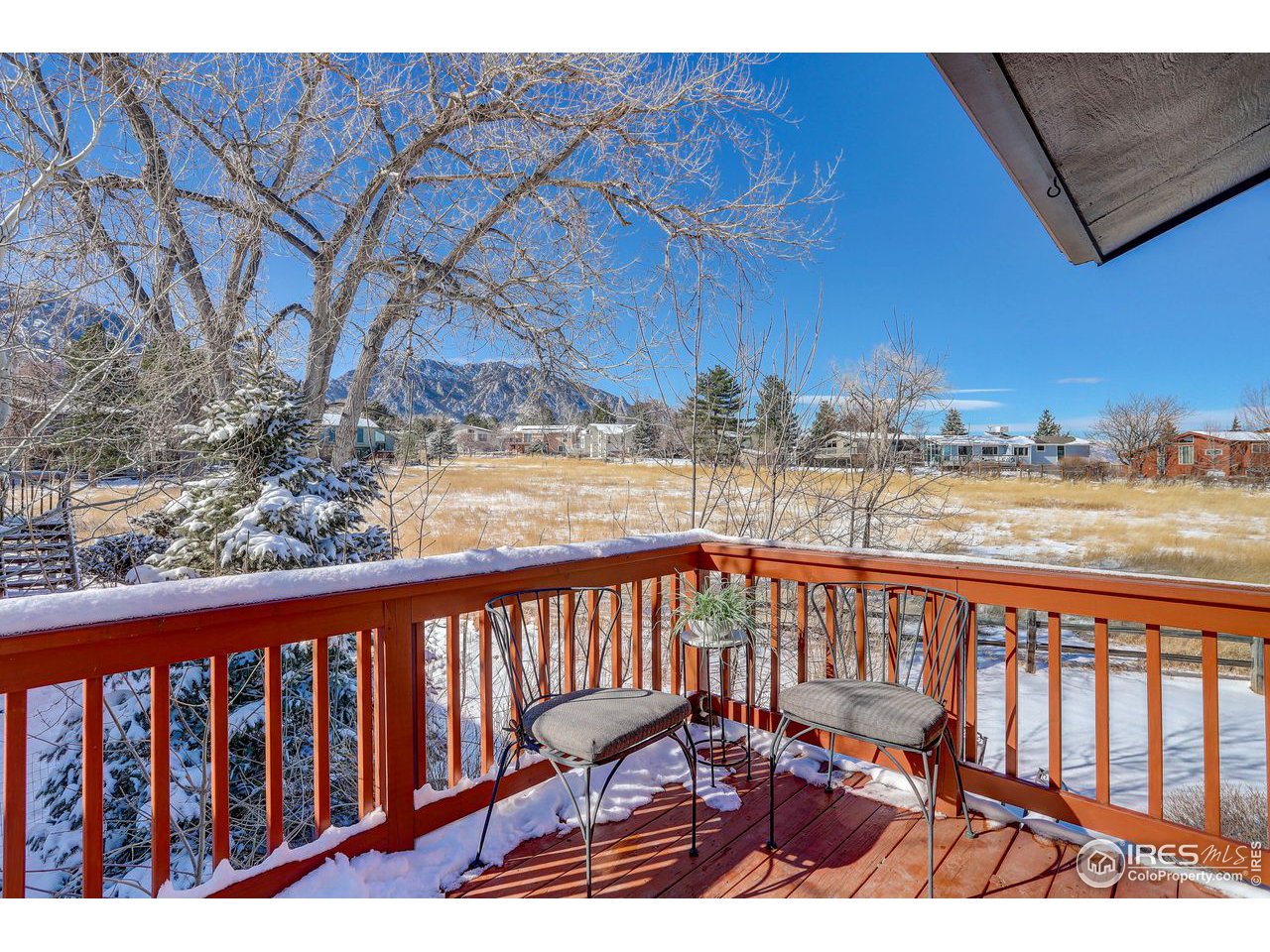3685 Silver Plume Lane Boulder, CO 80305 - Photo 13 of 39 West facing deck off kitchen/Dining
