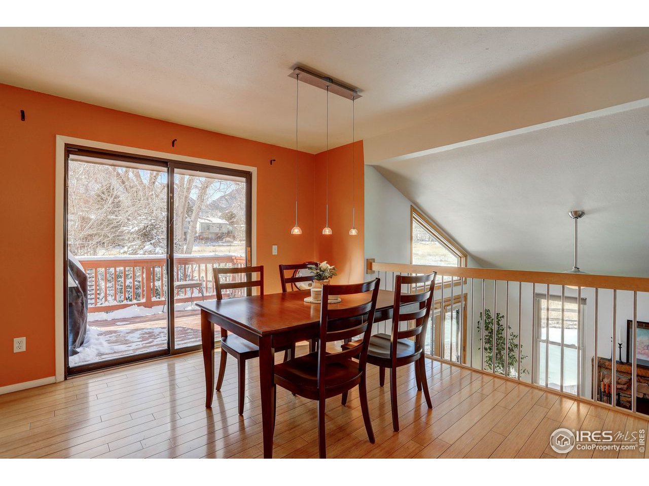 3685 Silver Plume Lane Boulder, CO 80305 - Photo 10 of 39 Dining room w/ deck access