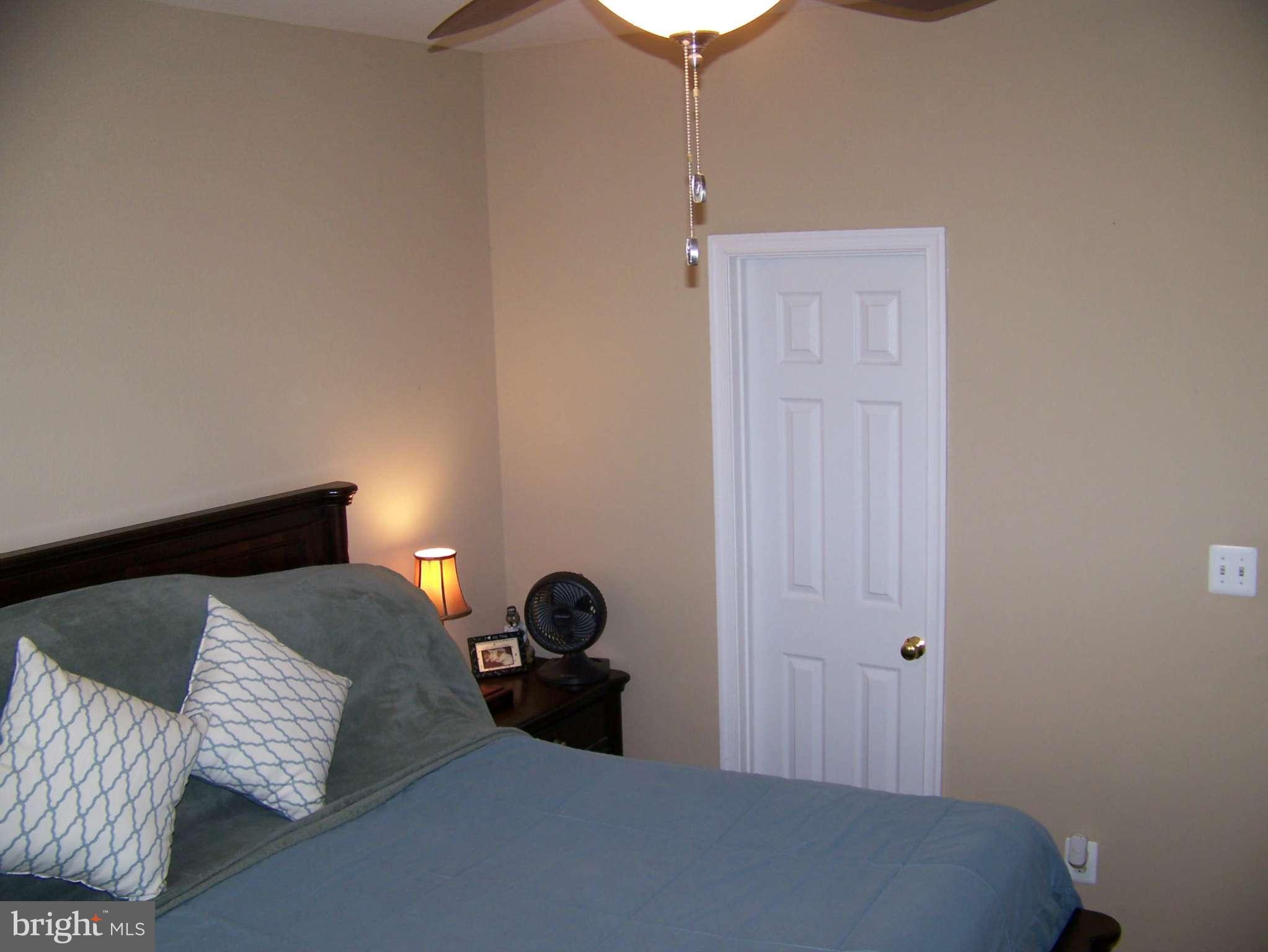 10155 Pale Rose Loop Bristow, VA 20136 - Photo 20 of 25 a bedroom with a bed and a chandelier