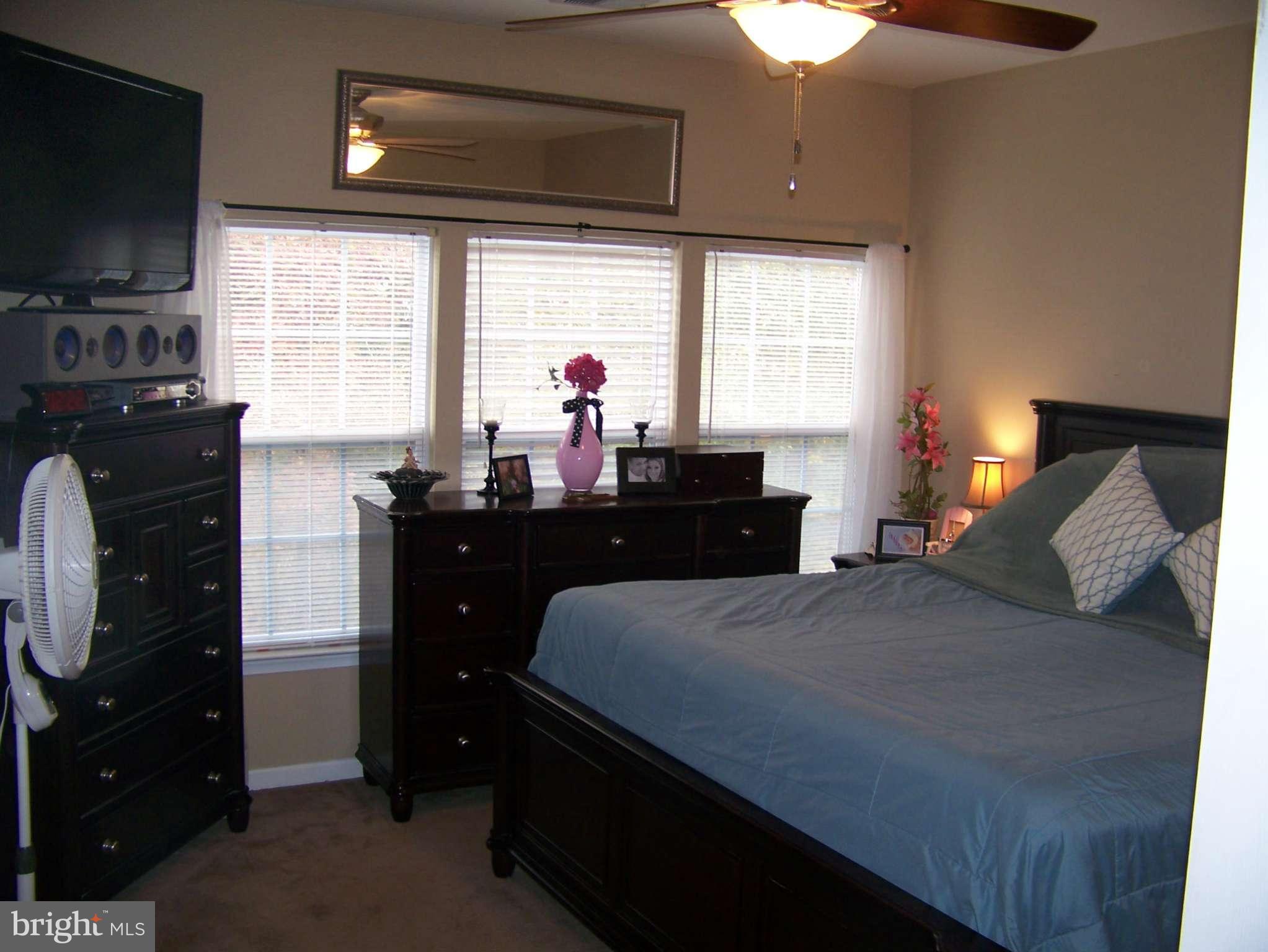 10155 Pale Rose Loop Bristow, VA 20136 - Photo 21 of 25 a bedroom with a bed and a flat screen tv