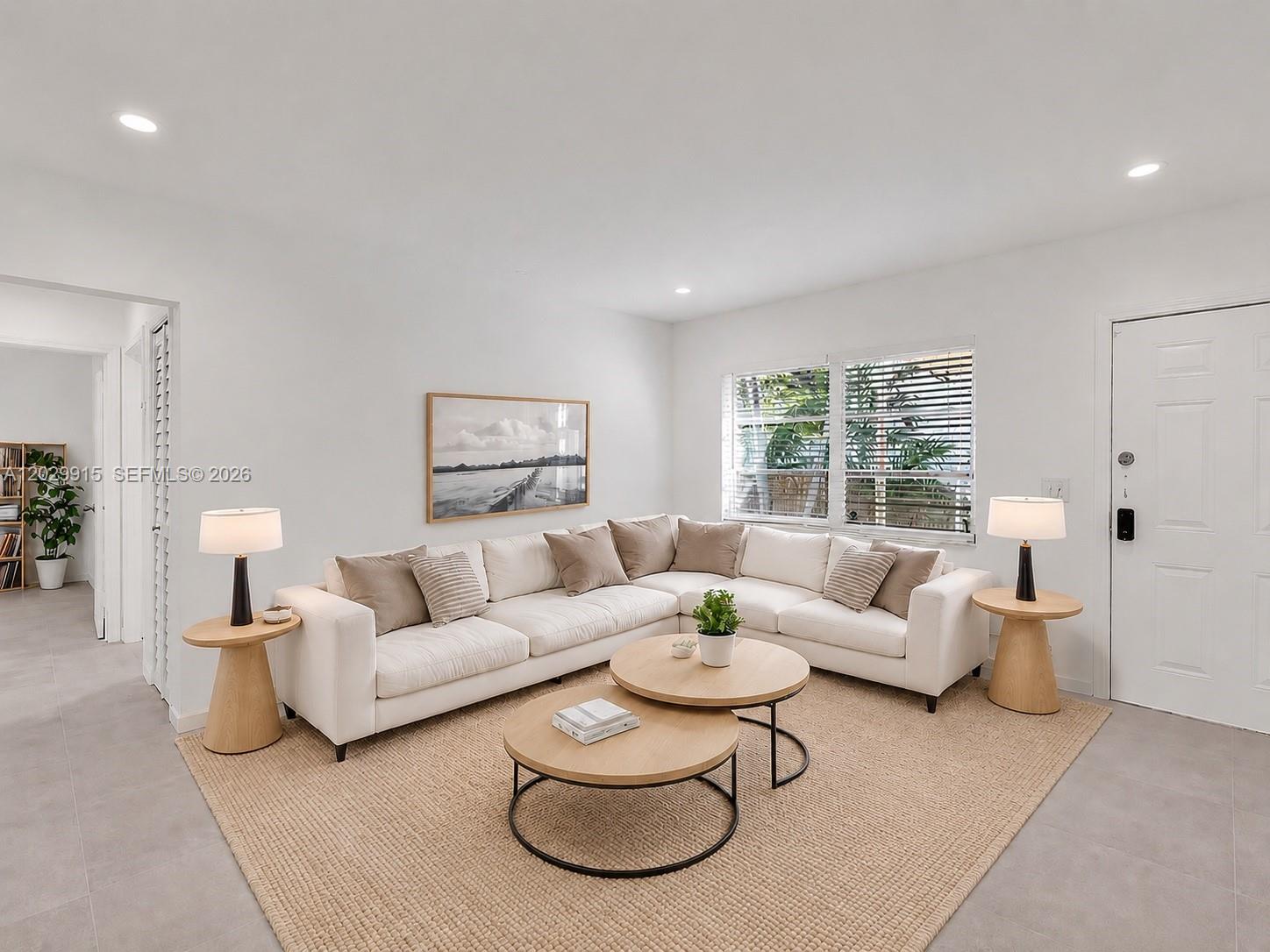 545 Northeast 64th Street, Unit 1 Miami, FL 33138 - Photo 1 of 11 Living Room - Virtually Staged